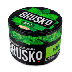 Бестабачная смесь brusko medium  -мята 50 гр