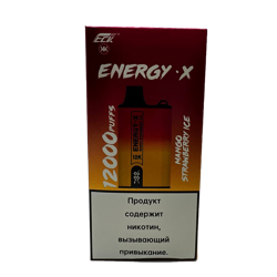 energy x- mango strawberry ice 12 000 затяжек