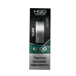 HQD ultima - мята 6000 затяжек