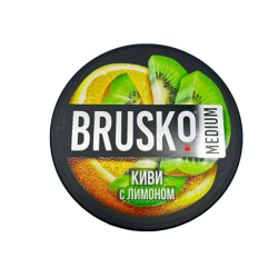 Бестабачная смесь BRUSKO medium  250 г киви с лимоном