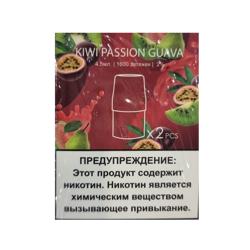 картриджи UDN X PLUS - kiwi passion guava 1600 затяжек