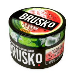 Бестабачная смесь brusko medium  - ЛЕДЯНОЙ АРБУЗ 50 гр