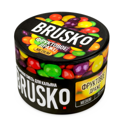 Бестабачная смесь brusko medium  - Фруктовое Драже 50 гр