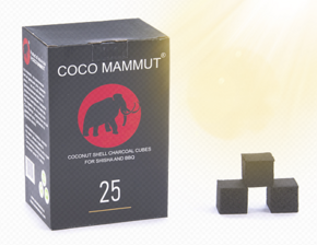 Уголь Coco Mammut 25размер (72кубика)