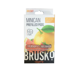 Картридж Brusko Minican prefilled pods - грейпрут с малиной 20мг