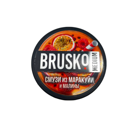 Бестабачная смесь brusko medium - смузи из маракуйи и малины 50 гр