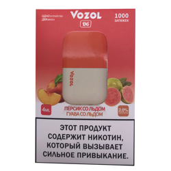 Vozol - персик со льдом - гуава со льдом 1000 затяжек