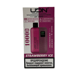 UDN AIO - Strawberry Ice 10000 затяжек